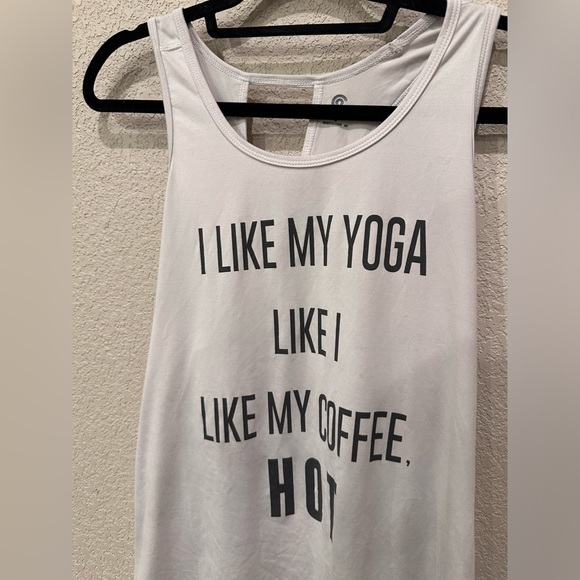 Champion Women’s Active I Like My Yoga Like I Like My Coffee Hot Small - Picture 3 of 8